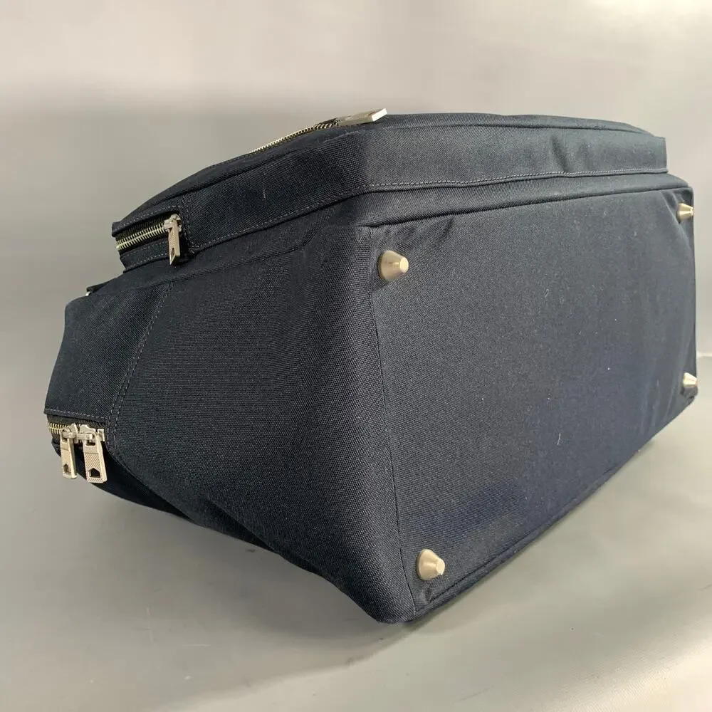 JACK SPADE Navy Black Canvas Duffle Bag